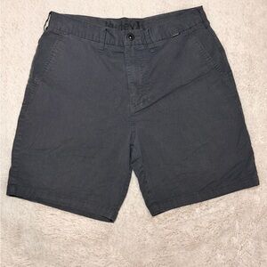 Hurley Dark Gray Flat Front Men's Shorts